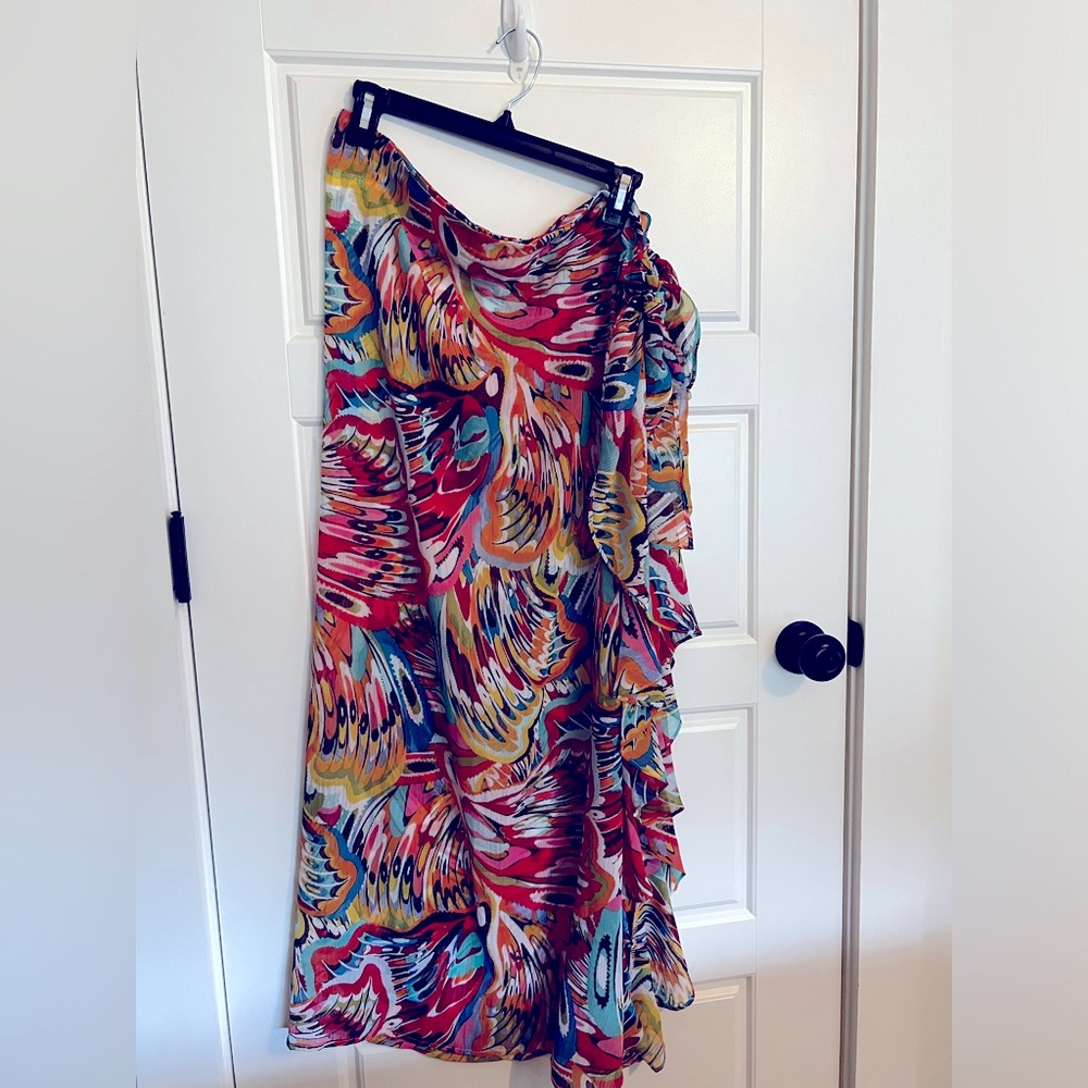 NWT Bleu Rod Beattie Sarong size Medium